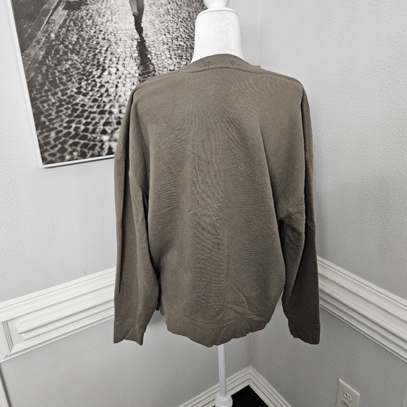 Nuuds vintage fleece crewneck in mocha medium - Picture 12 of 14